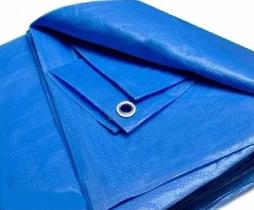 Lona 4x4 Impermeável Plastico Encerado Azul Multiuso Piscina Cobertura Proteção em reforma - Starfer