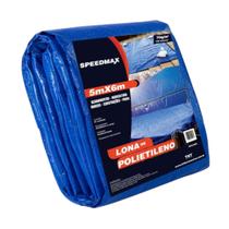 Lona 5x6 Mt Azul Plastica Impermeavel Festa Telhado Multiuso TNT