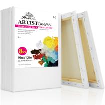 Lona, 8 peças, PHOENIX, 22 x 30 cm, algodão, com primer triplo Lona, 8 peças, PHOENIX, 22 x 30 cm, algodão, com primer triplo