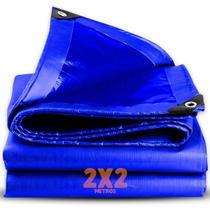 Lona Azul Carreteiro Camping Piscina Impermeável 75g 2x2 Metros Resistente
