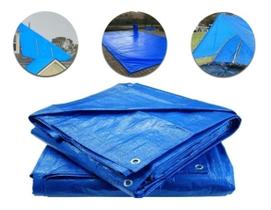 Lona Azul Plastica Camping Piscina Impermeável 75g 3x2