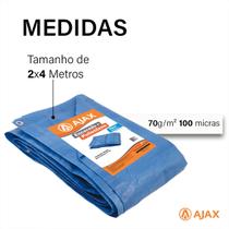 Lona Azul Plástica Impermeável na Festa Telhado Multiuso Tamanhos