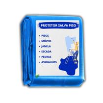 Lona Azul Salva Piso Pintura Obras Construção 2X2