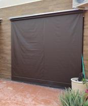 Lona Blackout Confeccionada para Toldo Cortina *SOMENTE A LONA* Várias Medidas - Cor Marrom Café Lona Blackout Confeccionada para Toldo Cortina *SOMENTE A LONA* Várias Medidas - Cor Marrom Café