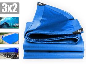 Lona Carga 3x2m Azul Starfer 105g Cobrir Piscina Mercadoria