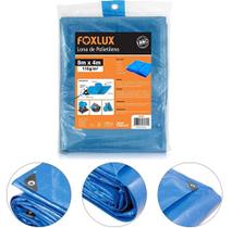 Lona carreteiro foxlux polietileno azul 4x3