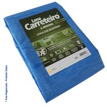 Lona Carreteiro Leve 5x3 Azul Multiuso Cobertura Impermeável Plastica Cobertura Reforma Pintura Telhado Polietileno Camping
