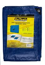 Lona Carreteiro Plástica Reforçada Azul 5x4m Beltools Lona Carreteiro Plástica Reforçada Azul 5x4m Beltools