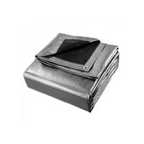 Lona CK300 Blackout Prata X Preta 10x8 Metros Polietileno