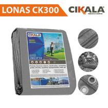 Lona CK300 Cobertura 2.5x2.5 Metros Cinza Impermeável