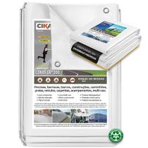 Lona CK300 Cobertura 6x2 Metros Branca Impermeável Lona CK300 Cobertura 6x2 Metros Branca Impermeável