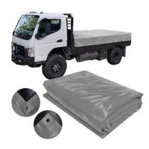 Lona CK400 Cinza X Preta 4x2 M PVC Cobertura Estática Lona CK400 Cinza X Preta 4x2 M PVC Cobertura Estática
