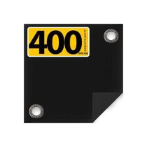 Lona CK400 Preta X Preta 10x4 M PVC Cobertura Estática