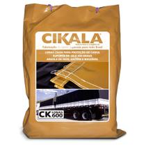 Lona CK600 Laranja 3x3 Metros em PVC Com 1/2 Argola