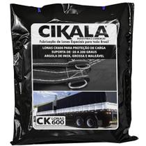 Lona CK600 Preta 3x2 Metros em PVC Com 1/2 Argola
