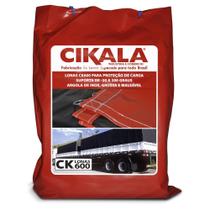 Lona CK600 Vermelha 2x2 Metros em PVC Com 1/2 Argola