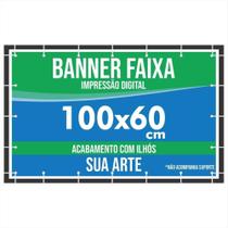 Lona com ilhós 280gr, tama 100x60cm Lona com ilhós 280gr, tama 100x60cm