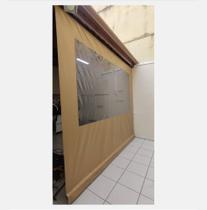 Lona Confeccionada Alta Resistência para Toldo Cortina várias medidas *SOMENTE A LONA* Cor Madeira Lona Confeccionada Alta Resistência para Toldo Cortina várias medidas *SOMENTE A LONA* Cor Madeira