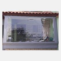 Lona Confeccionada para Toldo Cortina Cinza *SOMENTE A LONA* Alta Resistência - Várias Medidas