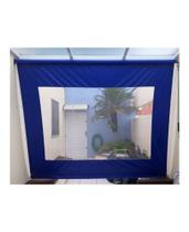 Lona Confeccionada para Toldo Cortina com Visor *SOMENTE A LONA* Alta Resistência- Várias medidas Lona Confeccionada para Toldo Cortina com Visor *SOMENTE A LONA* Alta Resistência- Várias medidas