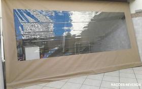 Lona Confeccionada para Toldo Cortina *SOMENTE A LONA* Medidas 4m x 2,60m Alta Resistência