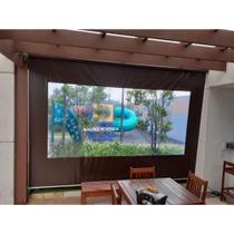 Lona Confeccionada para Toldo Cortina *SOMENTE A LONA* várias medidas Cor Marrom Lona Confeccionada para Toldo Cortina *SOMENTE A LONA* várias medidas Cor Marrom