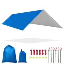 Lona de acampamento Fay Bless Rain Fly Waterproof 3x3m com acesso.