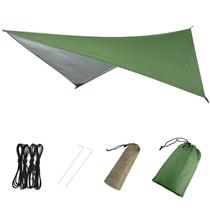 Lona de acampamento Hammock Rain Fly Azarxis verde impermeável