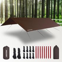 Lona de Camping Impermeable JAICOM 1,4 kg 10x5 m con Accesorios Lona de Camping Impermeable JAICOM 1,4 kg 10x5 m con Accesorios