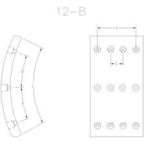 Lona de freio Scania L 111 1976 a 1981 LONAFLEX L-497-X Lona de freio Scania L 111 1976 a 1981 LONAFLEX L-497-X