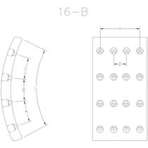 Lona de freio Scania P 250 2011 a 2019 LONAFLEX L-309