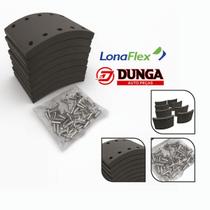 Lona de Freio Truck Guerra/Randon Antigo 10 Furos Lonaflex Lona de Freio Truck Guerra/Randon Antigo 10 Furos Lonaflex