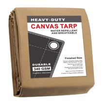 Lona de lona CARTMAN 20 x 20 pés com ilhós à prova de ferrugem, bronzeado