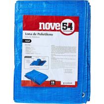 Lona de Polietileno Nove54 Impermeável 5x4m Azul
