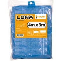 Lona de Polietileno Tocha 04 x 03m Azul