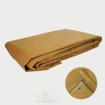 Lona Encerado Algodão Caqui 800 MICRAS 6 X 5 Mts