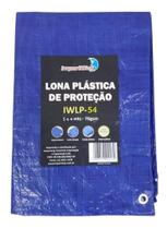 Lona Encerado Para Cobertura Telhado Plastica 5x4 M Azul - IMPORTWAY