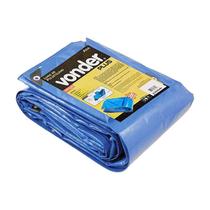 Lona Encerado Polietileno 12 X 8 Azul Reforçada 200 Vonder