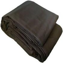 Lona encerado preto tecido impermeável 7 x 1,57 metros