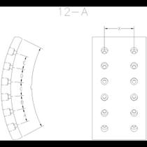 Lona freio Agrale 1800 1988 a 1998 Fras-Le FD/72 Lona freio Agrale 1800 1988 a 1998 Fras-Le FD/72