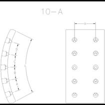 Lona freio Vw Saveiro 1985 a 2024 Fras-Le VW/276