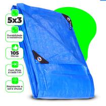 Lona Grande Caminhão Grossa Resistente 5x3 Metros Cobertura Piscina Camping Toldos 105g Impermeável