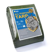 Lona GUARD SHIELD verde impermeável para serviços pesados 2,4 x 3 m 12 mil Lona GUARD SHIELD verde impermeável para serviços pesados 2,4 x 3 m 12 mil