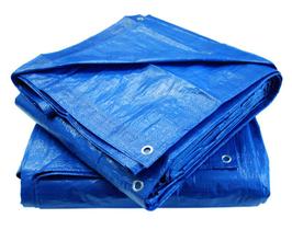 Lona Impermeável 4x6 Plástica Azul Telhado Lago Camping