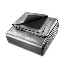 Lona Impermeável Cinza Preto Blackout 5x2,5m Com Ilhós