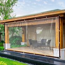 Lona Impermeável Transparente com Ilhós para Pátio, Estufa, Varanda e Camping