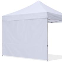 Lona lateral larga para toldo 10x20, color blanco