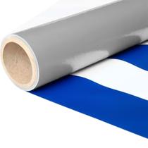 Lona Listrada Iporanga Para Barraca De Feira 5x1,4m Azul Metro Linear