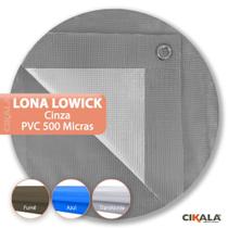Lona Lowick Translucida Cinza 7x2 Metros 500 micras para Coberturas em geral Áreas Terraços Eventos
