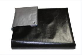 Lona multiuso Impermeável 310 2x7 Preto e prata - Primelonas SK